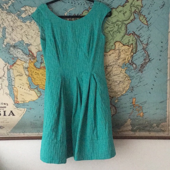 Eliza J Dresses & Skirts - Eliza J Teal Jacquard Dress
